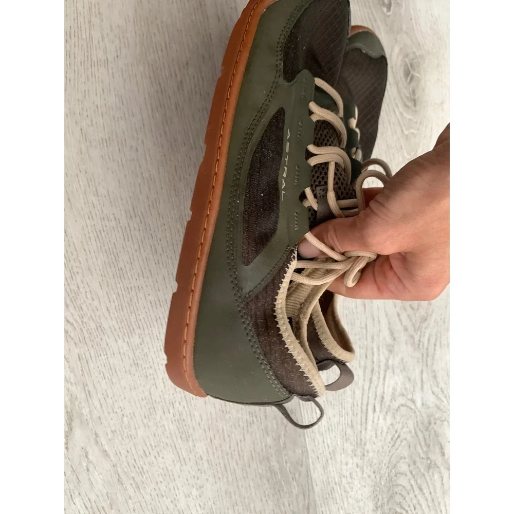 Astral Loyak ACWS Women 9 Water Shoes Olive Green Brown Hiking Sneakers Gorpcore